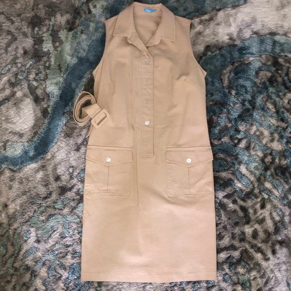 Tan J. McLaughlin Dress + Belt